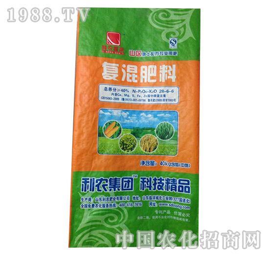 復混肥料28-6-6-益生源