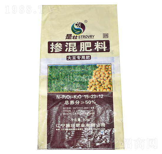 大豆專用摻混肥料15-23-12-施壯肥業