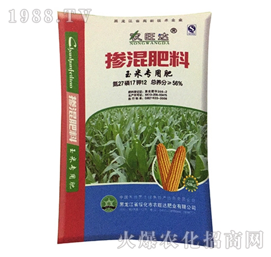 玉米專用摻混肥料27-17-12-農旺達肥業