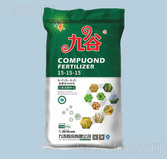九谷復混肥料15-15-15-九禾-農之友