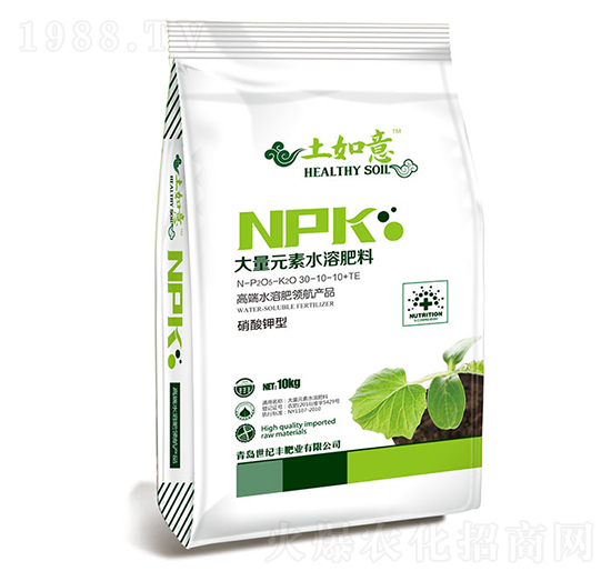 大量元素水溶肥料30-10-10+TE-土如意-世紀豐