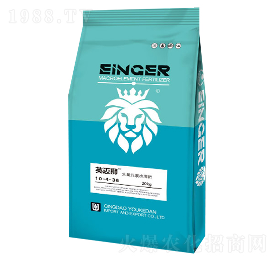 大量元素水溶肥10-4-36-英邁獅-優可丹
