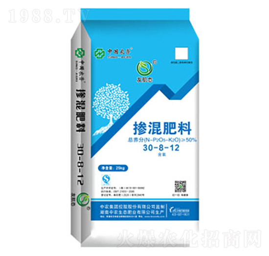 摻混肥料30-8-12-中農生態