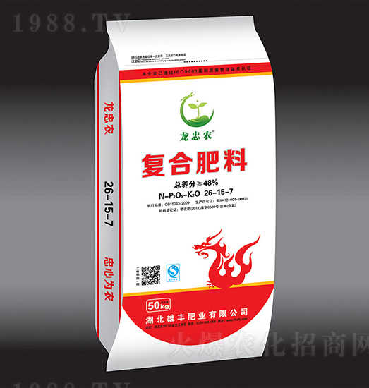 復合肥料26-15-7-龍忠農-雄豐肥業