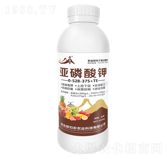 亞磷酸鉀0-528-375+TE-黃粱夢-田歸農(nóng)