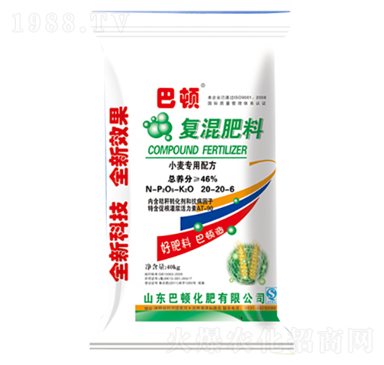 小麥專用復混肥料20-20-6-巴頓