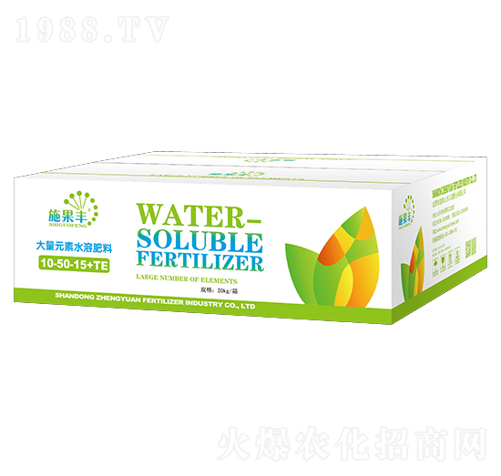 大量元素水溶肥料10-50-15+TE-施果豐-喜農旺-正源肥業