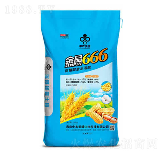 40kg腐植酸水溶肥-金品666-中農美盛