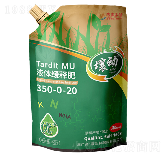 液體緩釋肥350-0-20-壤動N-澳佳生態