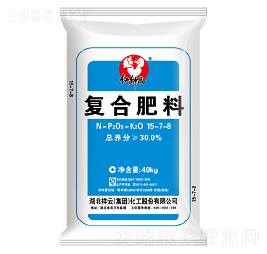 氨化高氯復合肥料15-7-8-紅獅犸-祥云化工