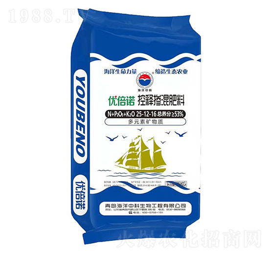 控釋摻混肥料25-12-16-優倍諾-海洋中科