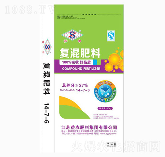 復(fù)混肥料14-7-6-益農(nóng)