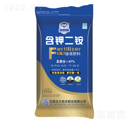 碳酶摻混肥料17-24-6-大地豐