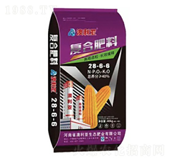 高塔造粒復合肥料28-6-6-澳利亞-中輝化肥