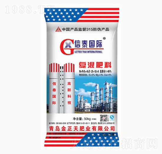 復混肥料25-12-8-金正天肥業