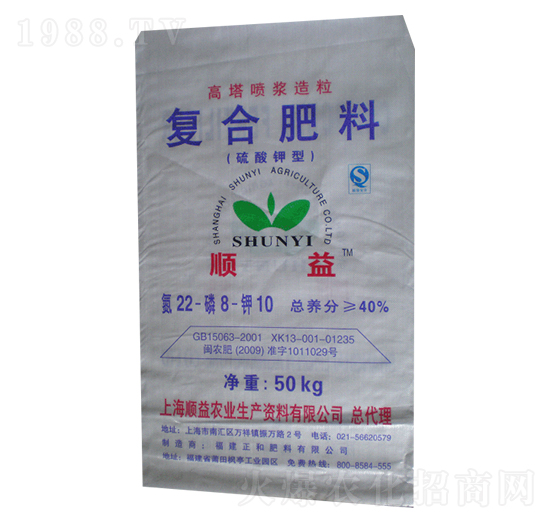 40%硫酸鉀高塔復合肥料22-8-10-順益