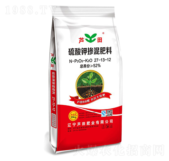 硫酸鉀摻混肥料27-13-12-蘆田肥業