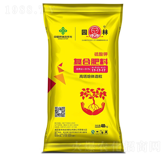 硫酸鉀復合肥料17-17-17-園林-富來地