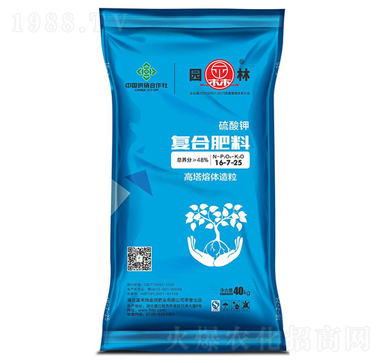 硫酸鉀復合肥料16-7-25-園林-富來地