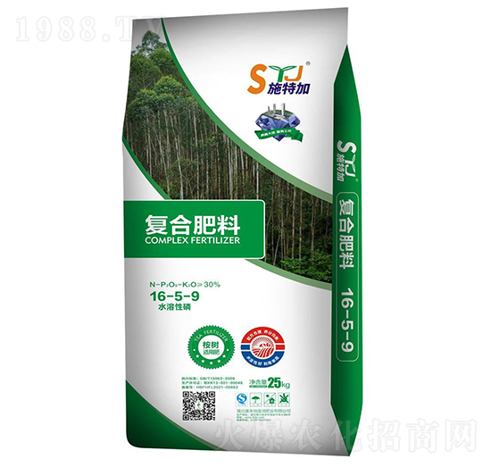 桉樹適用復合肥料16-5-9-施特加-富來地