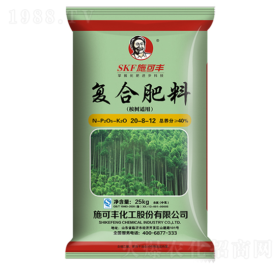 桉樹適用復合肥料20-8-12-施可豐