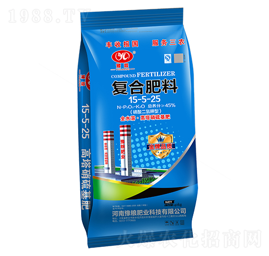 高塔硝硫基復合肥料15-5-25-豫糧肥業(yè)