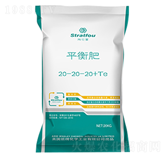 平衡型大量元素水溶肥料肥20-20-20+TE-佳世達肥業