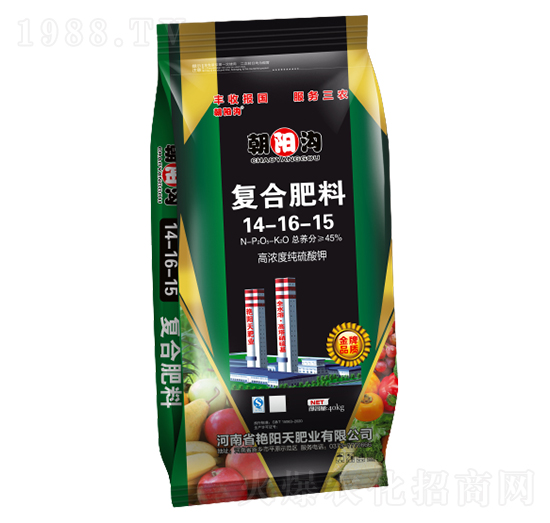 花生氨酸復合肥14-16-15-朝陽溝-艷陽天肥業