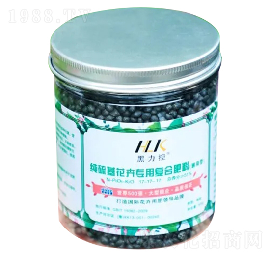 通用型純硫基花卉專用復合肥料-黑力控-豫珠肥業
