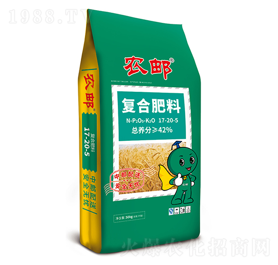 農郵腐植酸復合肥17-20-5-農郵肥業