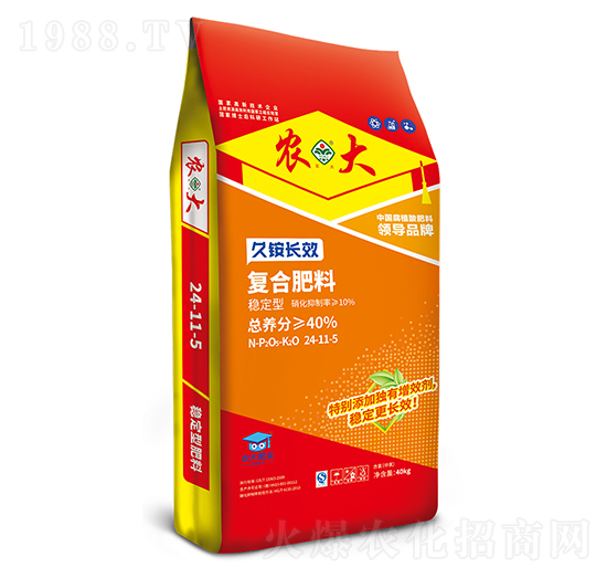 久銨長效穩定型復合肥料24-11-5-農大生態