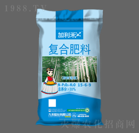 桉樹適用復合肥料15-6-9-加利禾-九禾股份