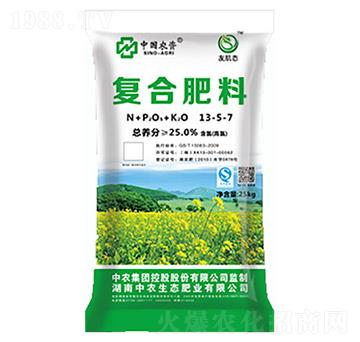友肌態復合肥料13-5-7-中農生態