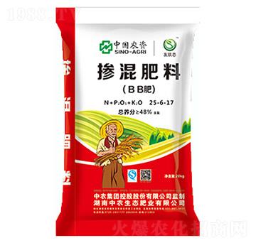 摻混肥料25-6-17-中農生態