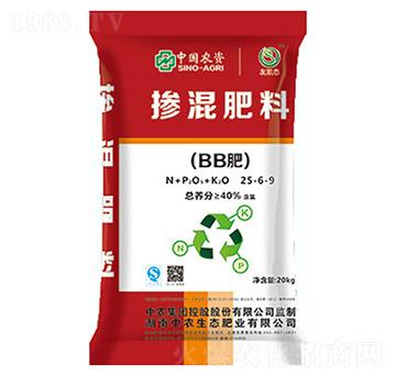 摻混肥料25-6-9-中農生態