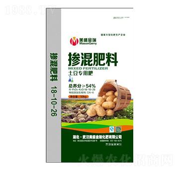 土豆專用摻混肥料18-10-26-美盛金瑞
