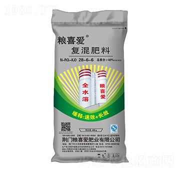 40kg高塔復混肥料28-6-6-糧喜愛肥業