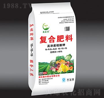 高濃度硫酸鉀復合肥料15-15-15-龍忠農-雄豐肥業