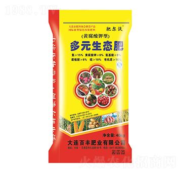黃腐酸鉀型多元生態肥-肥爾沃-中基金石