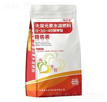 高鉀型大量元素水溶肥0-30-40-瑞天農業